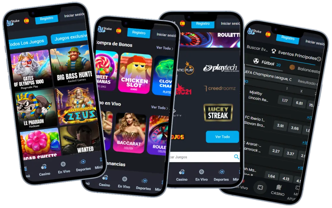 Mystake Casino Versión Móvil Mystake Casino en versión móvil con tragamonedas, casino en vivo, apuestas deportivas y proveedores de juegos